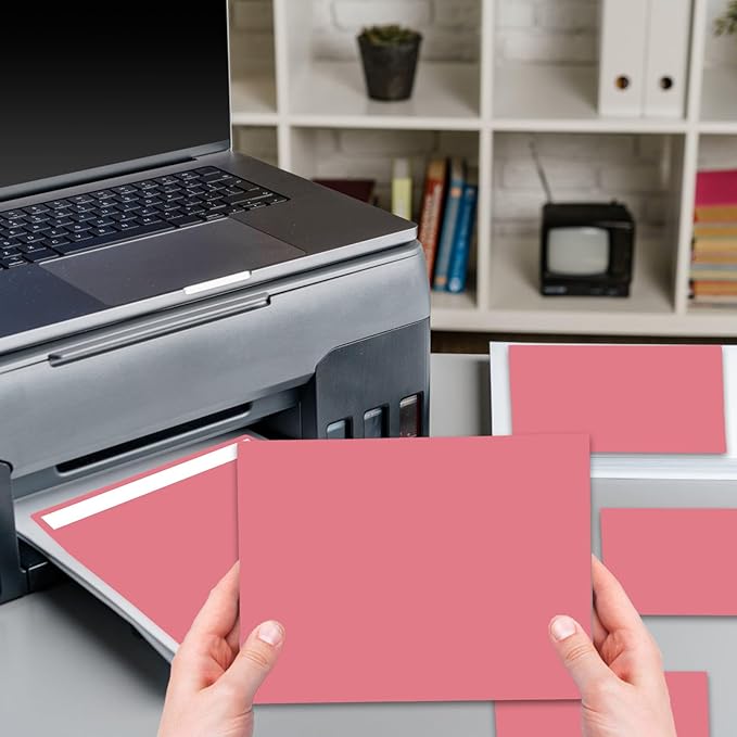 50 Packs A7 Envelopes,5x7 Envelopes for Invitations,5x7 Envelopes,Printable invitation envelope,Photos, postcards, greeting cards, mailings, Wedding Self-sealing Envelopes (pink)