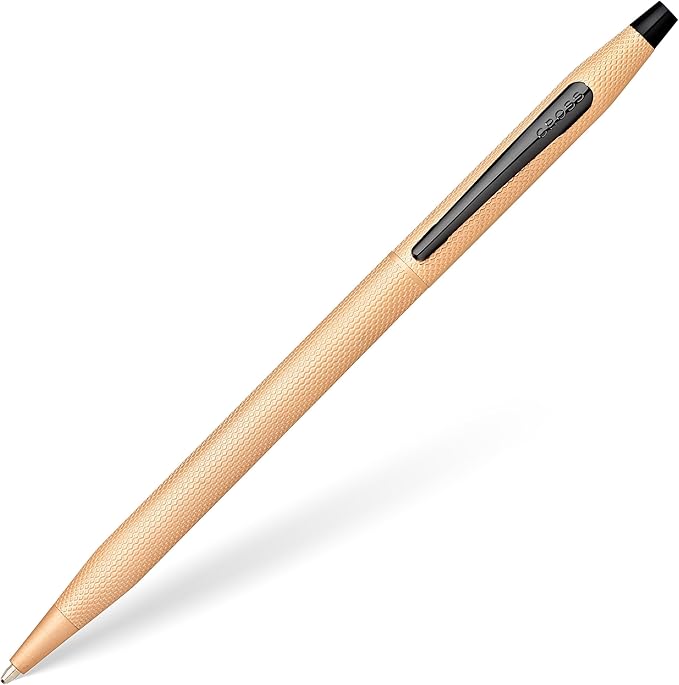 Cross Classic Century Brushed Rose-Gold PVD Ballpoint Pen - Refillable Pen for Effortless Writing - Black Ink - Durable Construction - Premier Distinctive Look - Gift-Ready