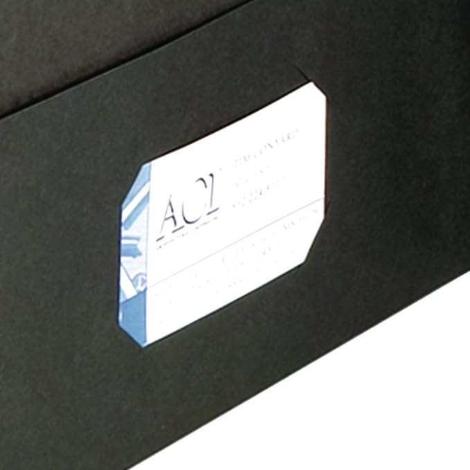 Smead Two-Pocket Heavyweight Folder, Letter Size, Black, 25 per Box (87853) (Pack of 2)