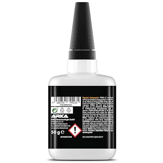 Superglue Thin Liquid XXL Value Size 1.76oz – Capillary Action Adhesive for Tight Cracks – Fast Wicking for Plastic, Wood & Metal – Ultra Clear Industrial Bond – KRAFTPROTZ