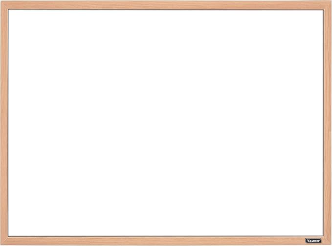Quartet Whiteboard, 17" x 23" Dry Erase Board, White Board, Oak Finish Frame (35-380372Q)