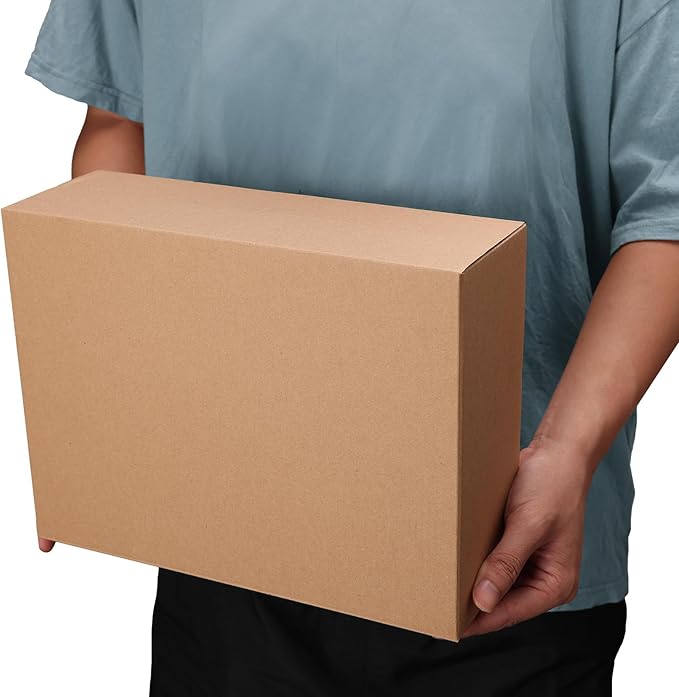12x9x4 Shipping Boxes Set of 40, Brown Kraft Corrugated Cardboard Small Boxes Mailers for Business Packaging Box
