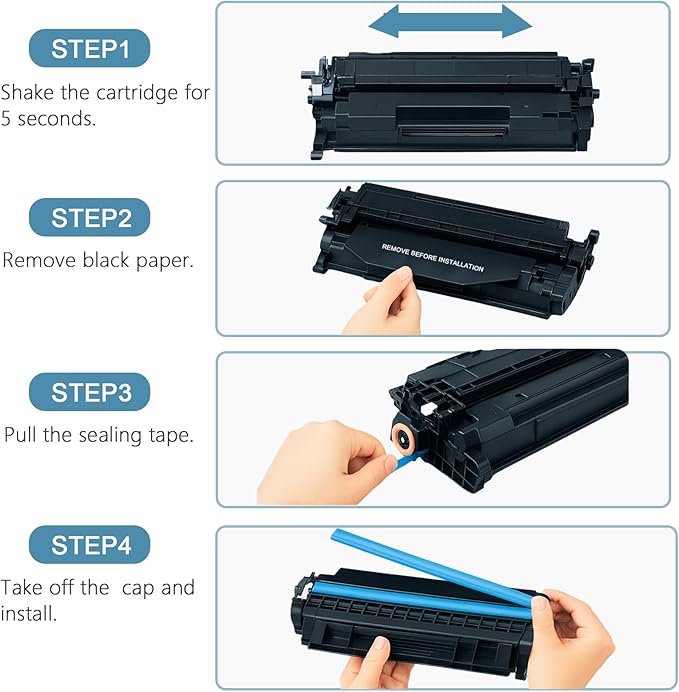 58A CF258A Black Toner Cartridges Compatible Replacement for HP 58 58X CF258X LaserJet Pro MFP M428dw M428fdn M428fdw M404 LaserJet Enterprise M406dn M430f, Pro M404n M404dw M404dn M404 M304n M304dn