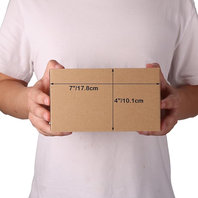 EdenseeLake 40 Pack 7x5x4 inches Shipping Boxes Small Cardboard Boxes for Packing, Moving, Mailing, Brown