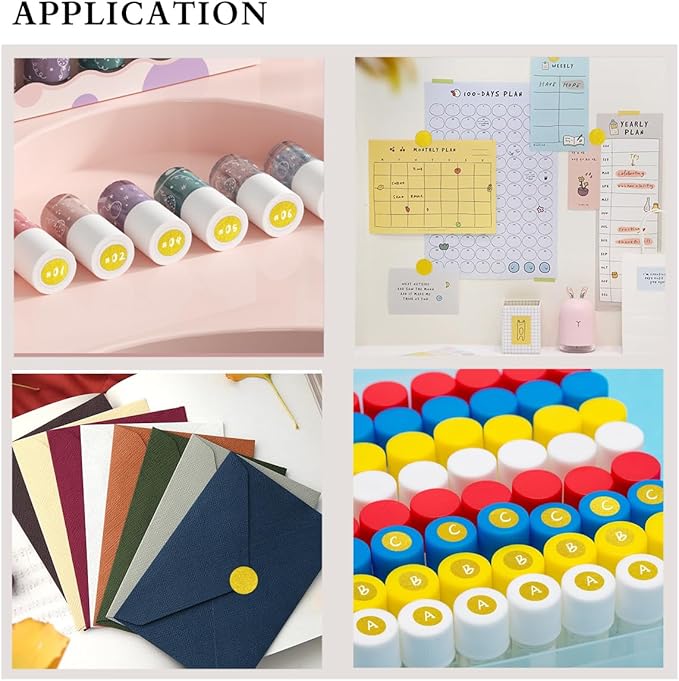 PARLAIM Round Dot Stickers 1/2 Inch Color Coding Labels on a Roll, 1000 PCS Permanent Circle Stickers in Plastic Dispenser Box for Home Office Classro