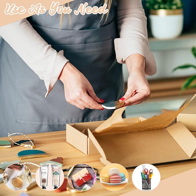 100 Pcs 6 X 4 X 1.6 Inches Shipping Boxes Corrugated Cardboard Boxes Mailing Packaging Boxes for Packing Moving Storage Small Items Small Shipping Mailer Box