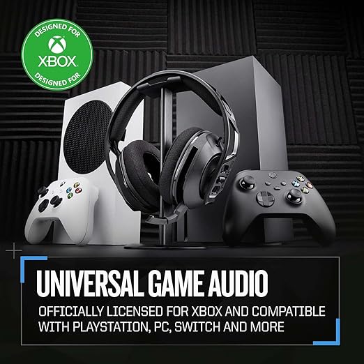 RIG 600 PRO HX Dual Wireless Universal Gaming Headset with 2.4GHz/Bluetooth for Xbox Series X|S, Xbox One, PlayStation PS4, PS5, Nintendo Switch, Switch 2, PC, Steam Deck, Android, iPhone – Black