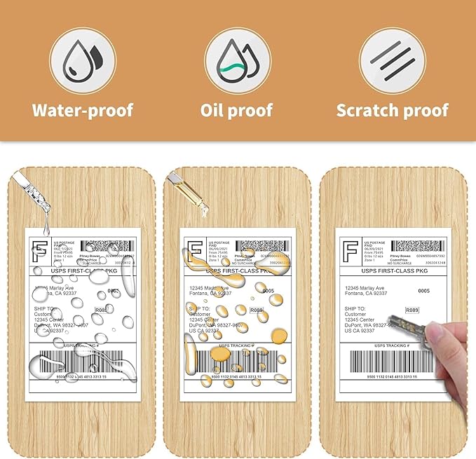 4x6 Direct Thermal Labels, Thermal Shipping Label 1800 Labels, Compatible with Zebra 2844 Zp-450 Zp-500 Zp-505, Permanent Adhesive, 4 Rolls of 450 Labels/Roll