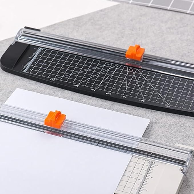 Paper Cutter,Paper Shredder,Paper Cutter Slider with Ruler,A4 Cardboard Cutter,Office School Classroom Teacher Scrapbook Supplies,File Organizer Accessories,Cardstock Wrapping Paper Trimmer