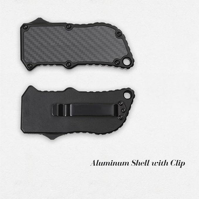 Utility Knife Box Cutter, Pocket Knife, Change Blade Razor Knife, Aluminum Alloy Shell, 5 Extra Blades