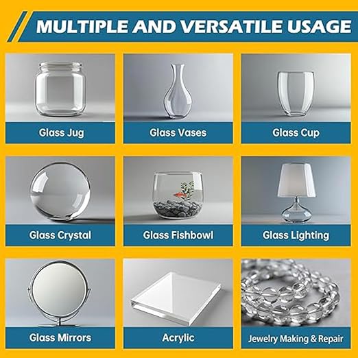 Glass Glue Clear 20g All Purpose Heavy Duty Clear Adhesive Gel | Glass Repair Glue Liquid for Home Indoor Bedroom Living Room Window Aquarium Fish Tank Office Craft