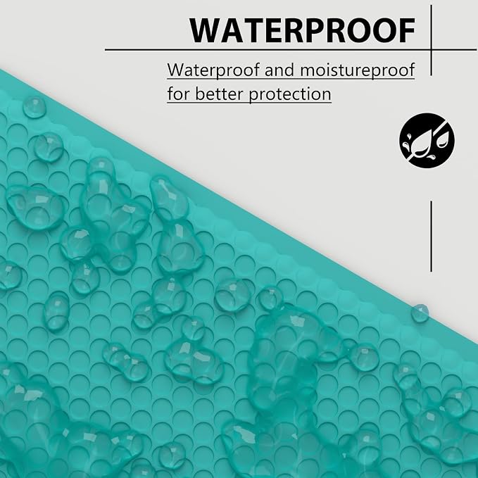 8.5x11 Inch Bubble Mailer 40 Pack, Waterproof Padded Envelopes with Strong Self-Seal Adhesive, Cushioning Shipping Bags with Bright Color for Small Business - Light Green