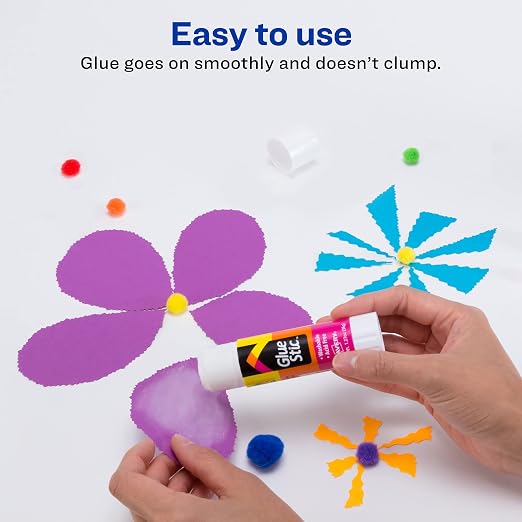 Avery Glue Stic - Washable, Glue Sticks for Classroom, Crafting, and Office Use, 1.27 oz., 1 Stick, White (00191)