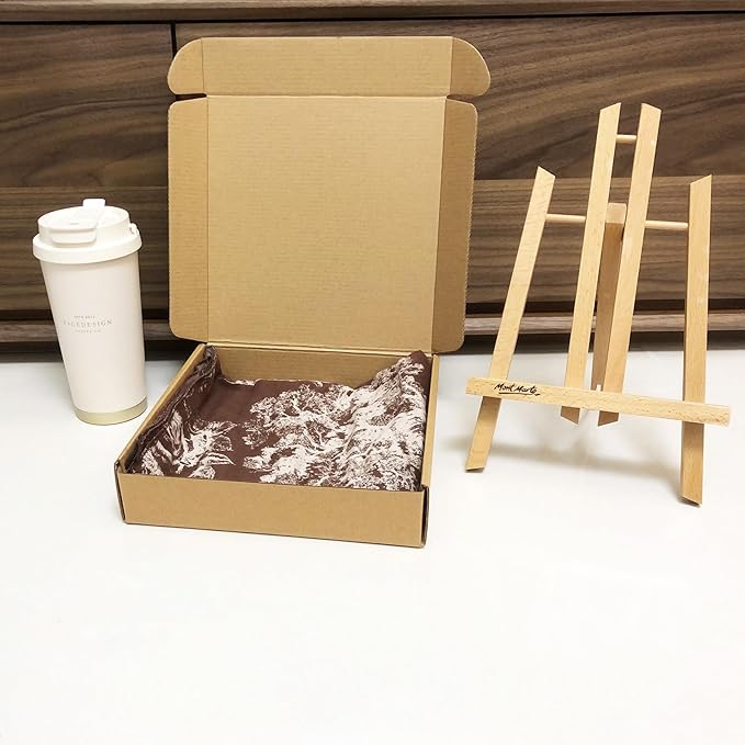 9x9x2 Inches Shipping Boxes Set of 25, Brown Corrugated Mailing Cardboard Box Literature Mailer for Packing Small Business Moving and Storage,E-Commerce Packaging (9"×9“×2”)