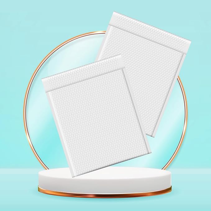 Fuxury Bubble Mailers 12x15" White Padded Envelopes 25 Pack large bubble mailer Strong Adhesion Padded Mailer,Self-Seal Bubble Envelope for Mailing Small Business,Magazine, Clothing.