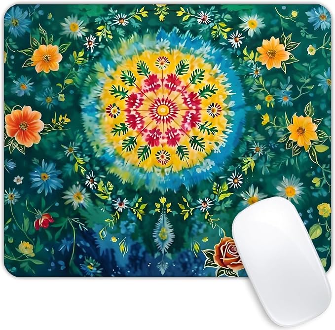 Veneta Tapestry Tie Dye Case Mousepad Non-Slip Rubber Base Mouse Pads for Computers Laptop Office Desk Accessories Mouse pad
