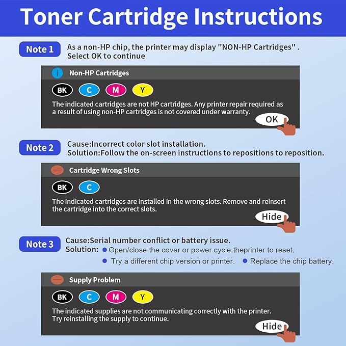 218A Toner Cartridges 4 Pack (with Chip) Compatible Replacement for HP 218A 218X for Color LaserJet Pro 3201dw MFP 3301fdw 3301cdw 3301sdw Printer Ink W2180A W2180X High Yield (BCMY, 4-Pack)