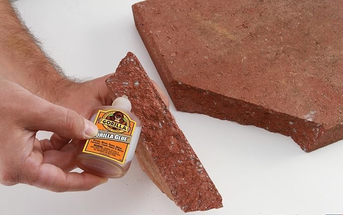 Gorilla Original Gorilla Glue, Waterproof Polyurethane Glue, 2 Ounce Bottle, Brown, (Pack of 4)