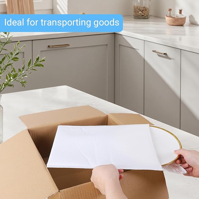 25 Pcs White Bubble Mailers 9.4x12 Inch，Large Poly Bubble Mailers Padded Envelopes Self SeaL Bubble Envelopes Bags Packaging, Shipping (Fit for 8.5 x 12" Item)