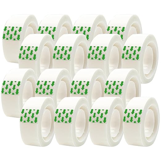16 Rolls Invisible Tape 0.7 in x 1000 Inches 1 inch Core, for Office, Home, School