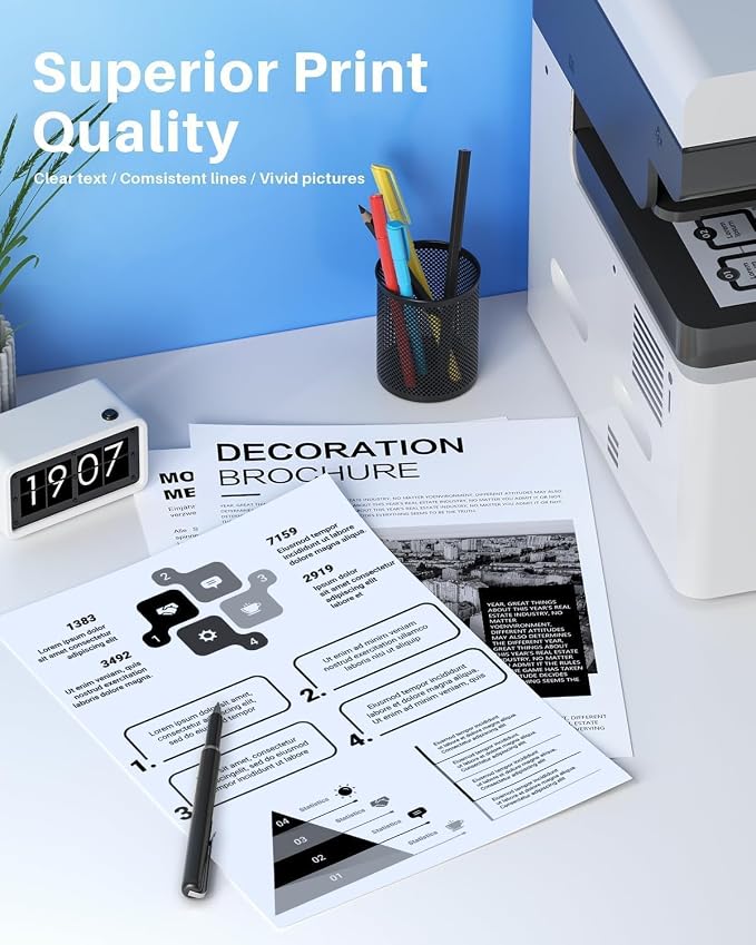 134A Black Toner Cartridge Replacement Compatible for HP W1340A, 1 Black | with Chip, 134A W1340A Toner Cartridge Use with LaserJet Pro M209dw MFP M234dw M234sdw M234sdn Printer Ink