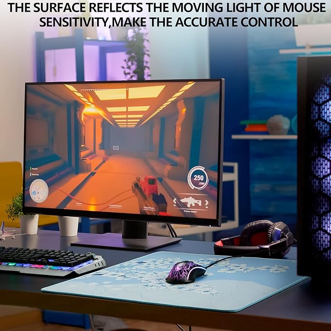X-Raypad Aqua Control 2 Gaming Mouse Pad, Ultra-High Precision Mouse Pad with Perfect Speed and Control Capability, Consistent X and Y Glide, Designed for Fps Players with Low DPI Requirements