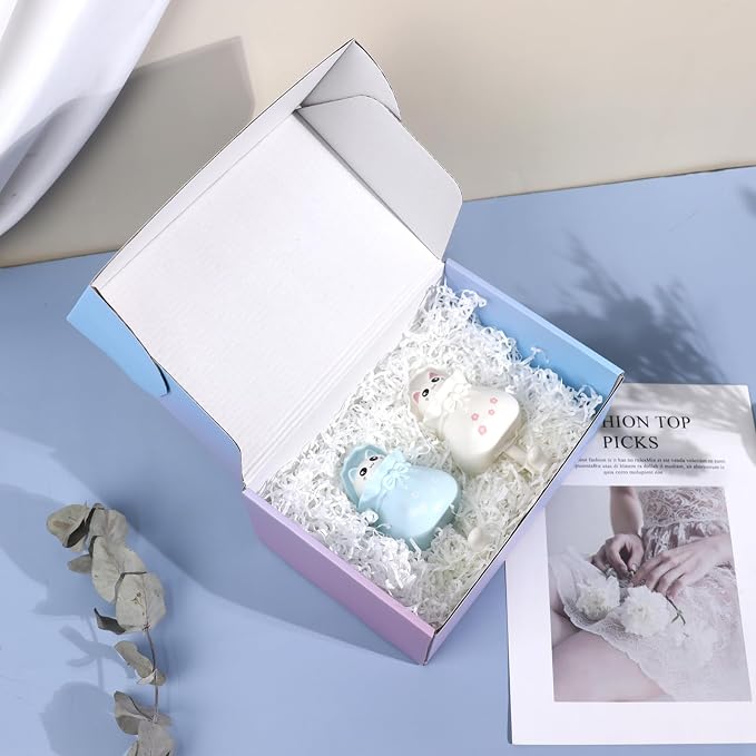 9x6x4 in Shipping Boxes, 30 Pack Corrugated Packaging Mailer Boxes, Gradients Shipping Packaging Boxes for Small Business, Recyclable Cardboard Literature Gift Boxes