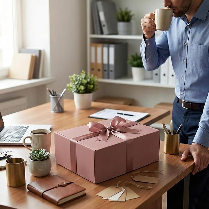 Pink Shipping Boxes 20 Pack 11x8x4 inch, Corrugated Gift Mailer Boxes | Easy Assembly, Recyclable Mailers for Small Business and Gift Giving, Colorful Packing Box for Jewelry Cosmetics and Perfume