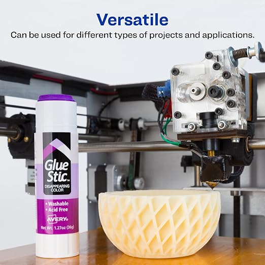 Avery Glue Stic, Disappearing Purple, Washable, 1.27oz, Glue Sticks (98071) (Pack of 72)
