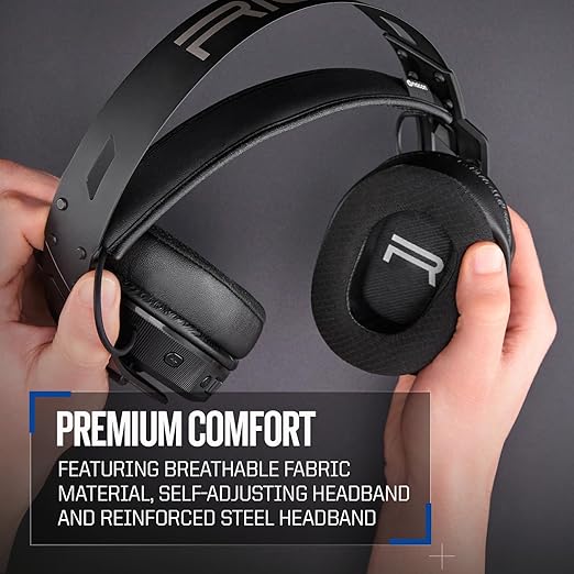 RIG 900 MAX HS Multi-Platform Dual Wireless Gaming Headset with Bluetooth Officially Licensed for PlayStation PS5, PS4 - Compatible with PC, Switch, Steam Deck, Android, iPhone - Charging Base