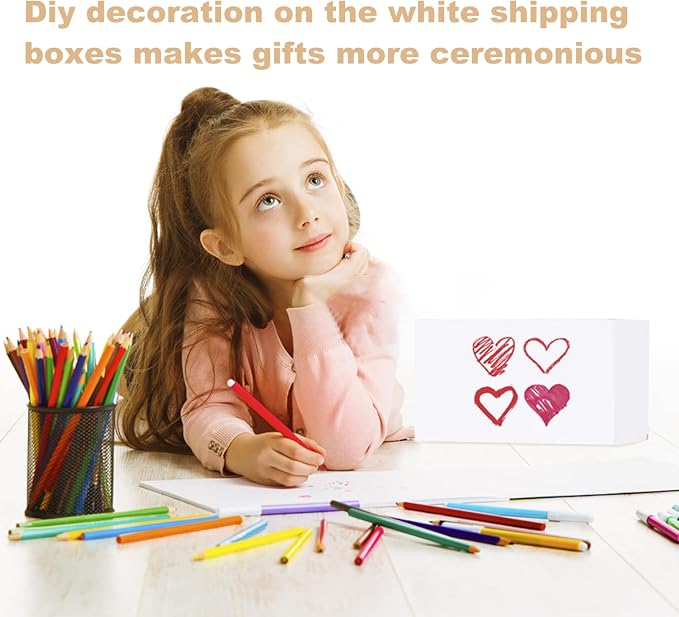 36Pcs Shipping Boxes,8x6x6,9x6x4,10x7x5 Mix and match Small Shipping Boxes | 3 Sizes 12PCS Each shoe boxes cardboard
