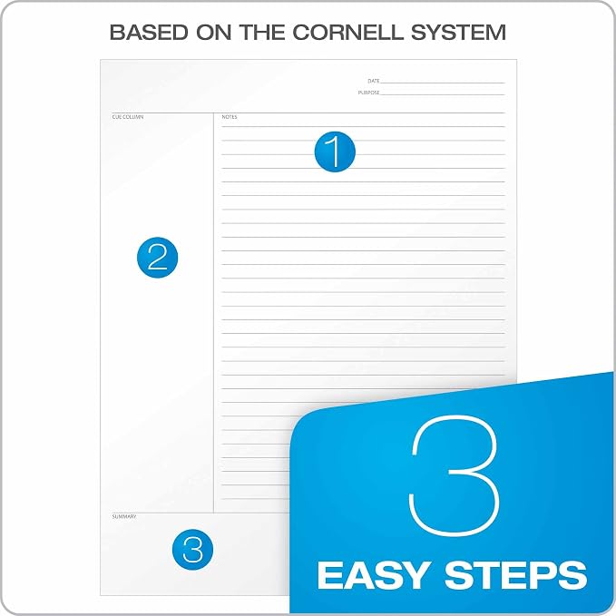 Oxford FocusNotes Writing Pad, 8-1/2" x 11-3/4", 50 Sheets (77103)