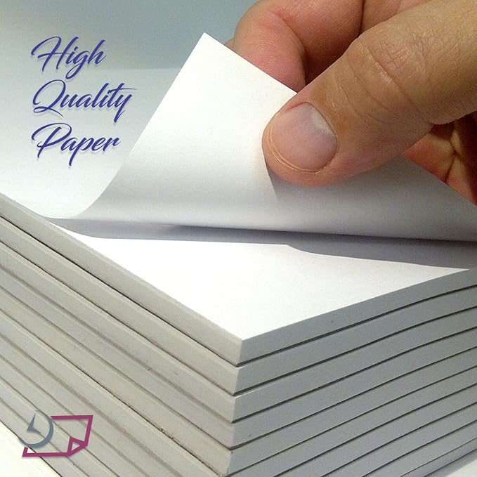 NextDayLabels Memo Pads - Note Pads - Scratch Pads - Writing pads - 10 Pads with 50 sheets in Each Pad (8-1/2 x 11)