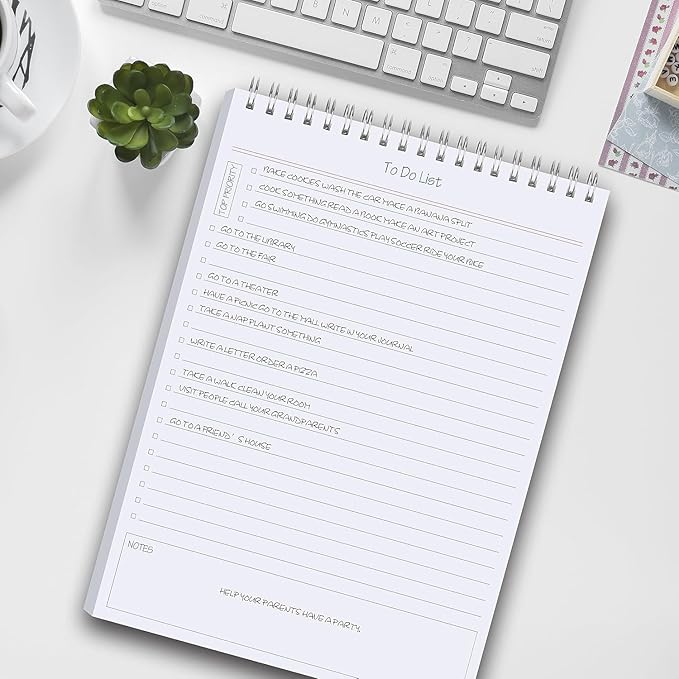 To Do List Notepad 3pcs/set - Daily Planner Notepad Undated 60 Sheets Tear Off, 5.5" x 8.3" Planning Pad Checklist Productivity Note Pad for Work and Personal Organized