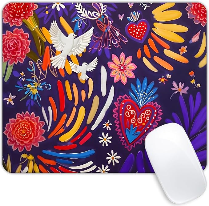 Floral Collage Mouse pad Customized Mousepad Non-Slip Rubber Base Mouse Pads for Computers Laptop Office Desk Accessories Mouse pad