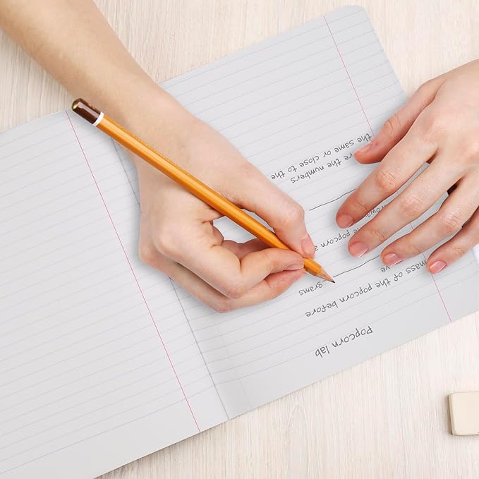 Mead Composition Notebook, Wide Ruled Paper, 7-1/2" x 9-3/4", 100 Sheets per Comp Book, Assorted Colors (950054-ECM) (Pack of 12)