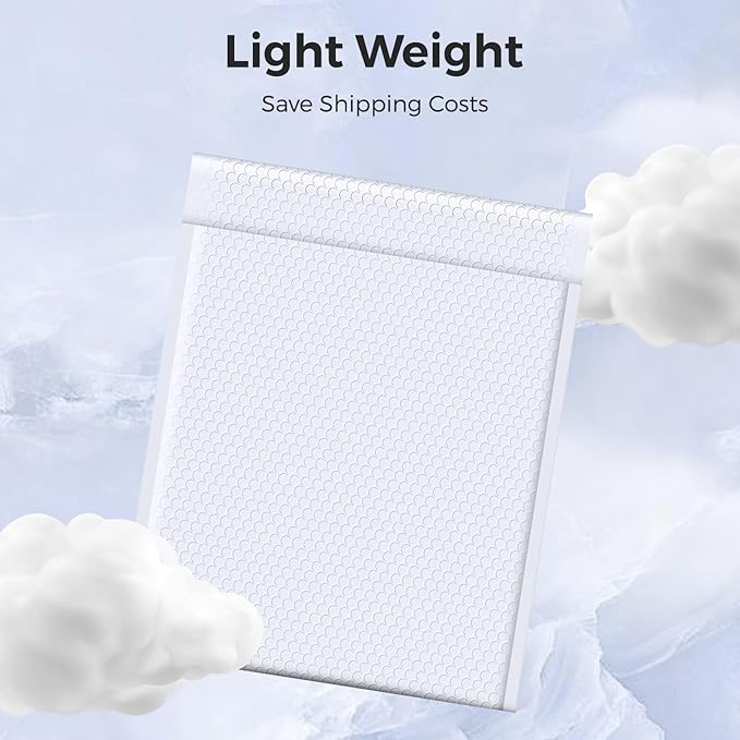 Metronic 120PC Large Bubble Mailers 12x15 Inch Waterproof Padded Envelopes White Bubble Envelopes Opaque Cushioning Mailer for Shipping Clothes, Books,Jewelry Makeup Supplies