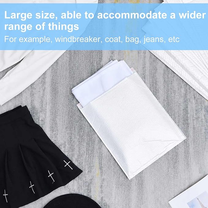 Ireer 1 Pack 10 X 13'' Large Bubble Mailers Padded Envelopes Self Seal | Poly Cushioned Protection, Waterproof Exterior, For Business Shipping Gifts Packaging, Secure Adhesive, Durable Mailing Bags