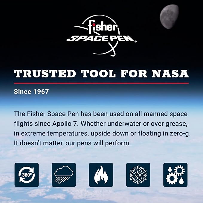Fisher Space Pen Purple Haze Pressurized Ballpoint Bullet Pen, Gift Box | Compact Size, Writes Upside Down and in Extreme Temperatures, Black Ink, Medium Point, Pocket Clip, Made in the USA