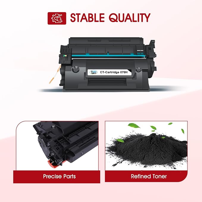 070H 070 Black Toner Cartridge for Canon 070H 070 MF465dw Toner CRG070H | Compatible for Canon CRG-070H ImageCLASS MF465dw MF462DW LBP247dw LBP240 LBP246dw MF460 MF462 LBP247 LBP246 Printer Ink