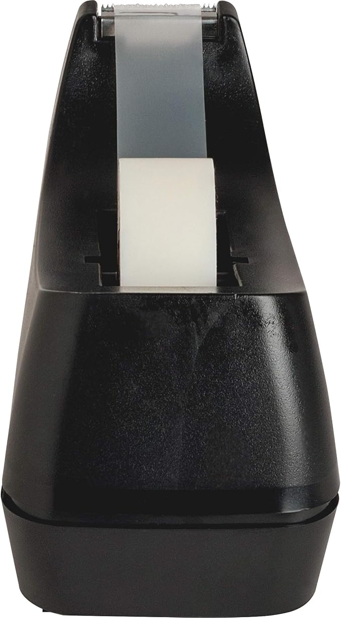Business Source Standard Desktop Tape Dispenser, Black, 1 in (BSN32954) (Pack of 3)