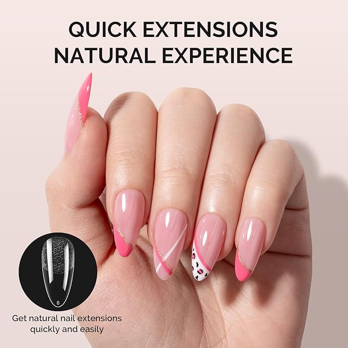 MelodySusie Medium Almond X Nail Tips - 300Pcs 15 Sizes Clear Acrylic, Half Matte Full Cover Press on Nails for DIY Extension&Salon Use,Pre-Shaped for Long-Lasting Manicure