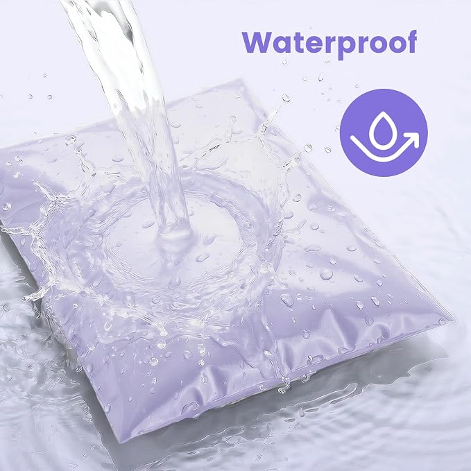 Metronic Poly Mailers 10x13 50 Pack, Small Durable Self Seal Shipping Bags | Waterproof Weather-resistant Tear-resistant Mailing Envelopes, Packaging Bags for Clothing, Small Business, Lilac Purple.