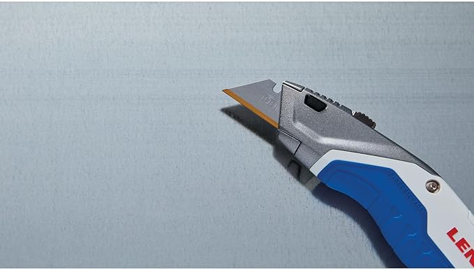 LENOX Utility Knife with 3 Bi-Metal Blades, Retractable, Foldable and Portable, Blade Storage (LXHT10599) (Pack of 5)