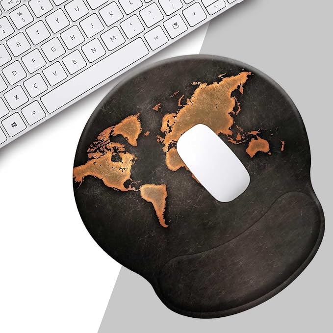 Mouse Pads for Desk, Ergonomic Mouse Pad with Wrist Rest Gaming Mousepad