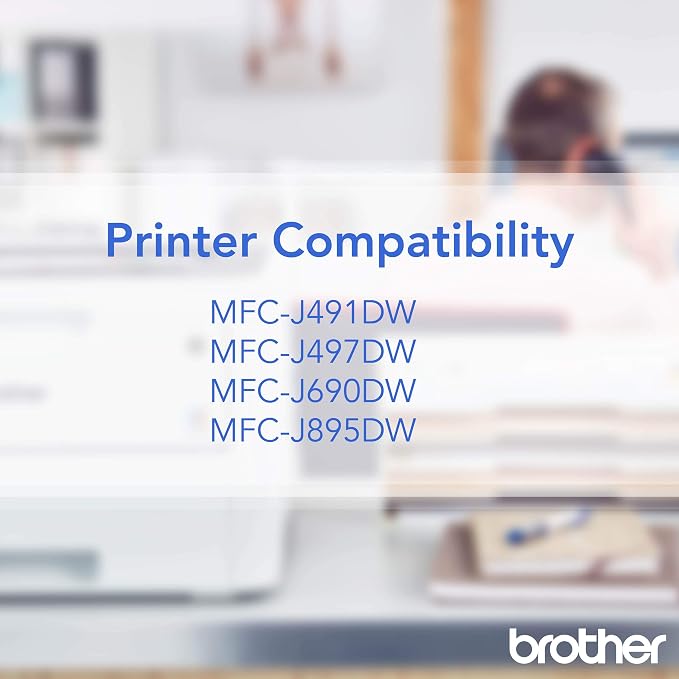 Brother Printer LC3011C Single Pack Standard Cartridge Yield Up to 200 Pages LC3011 Ink Cyan