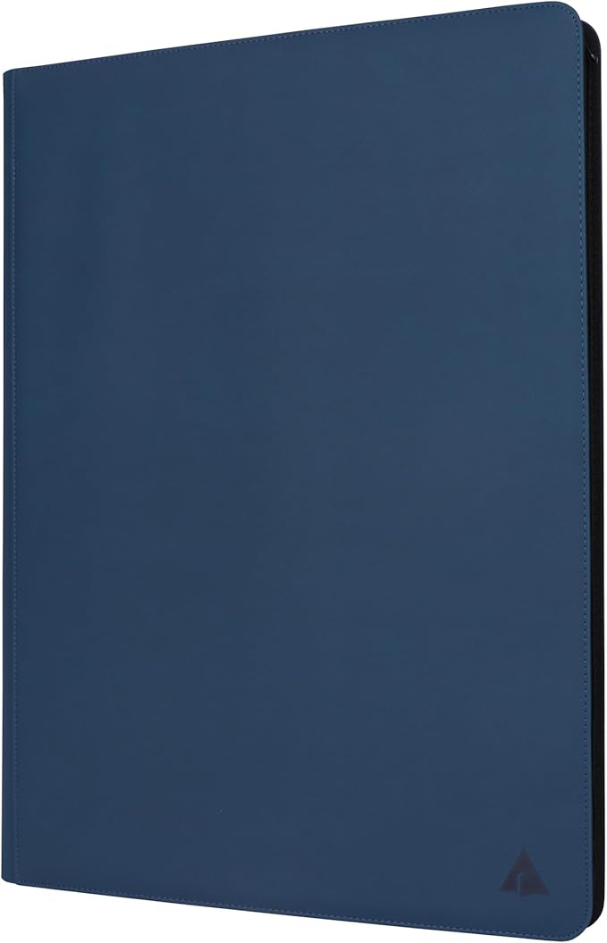 Rayvol Premium 2300 Pockets Card Binder, Large 36-Pocket 2000+ Ringless Trading Card Album - Side Loading UltraSonic-362304 Tech Zip Binder for TCG -Blue