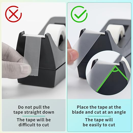 OWLKELA 12 Rolls Matte Adhesive Tape, 0.7" x 1000" | Foggy Translucent, Invisible Tape, Compatible with Standard Tape Dispenser, Office, Ideal for Home & School