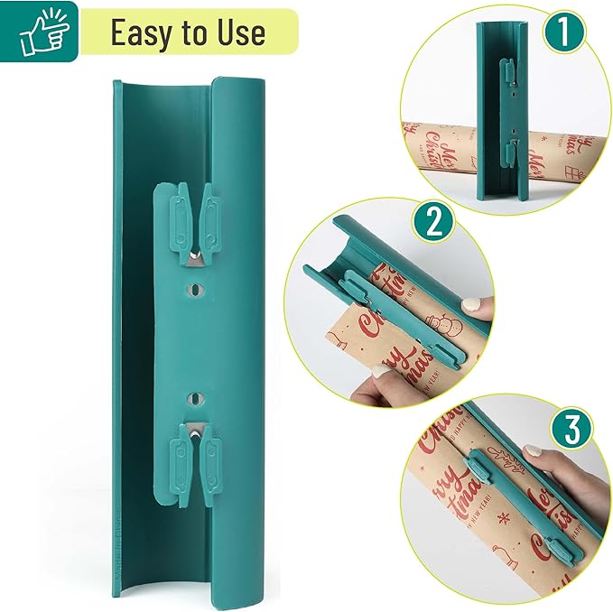 Mr. Pen- Wrapping Paper Cutter, 2 pcs, Deep Teal, Gift Wrap Cutter Tool, Easter Gift