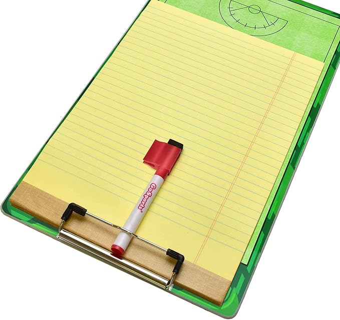 GoSports Premium Dry Erase Coaches Clipboards – Basketball, Baseball, Football, Soccer, Hockey, Volleyball, Lacrosse